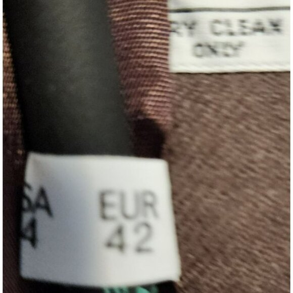 Dorene Blazer 14 | Pure New Wool | Brown | Regular | Made in Ireland - Picture 10 of 12